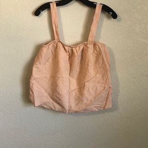 Express Square Neck Tank Top- Blush